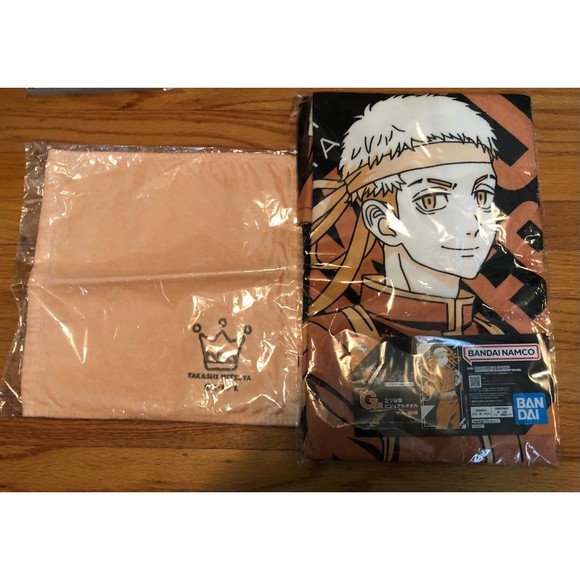 Tokyo Revengers Exhibition Mitsuya Takashi Towels - Picture 1 of 1